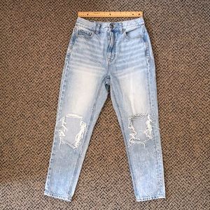 American Eagle Light, X-Short Mom Jean